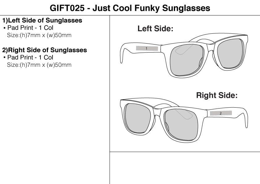 Just Cool Funky Sunglasses