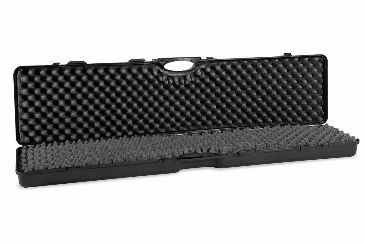 Nuprol Essential Rifle Case Large Black - Wave Foam Tactical Gun Case NHC-09-L