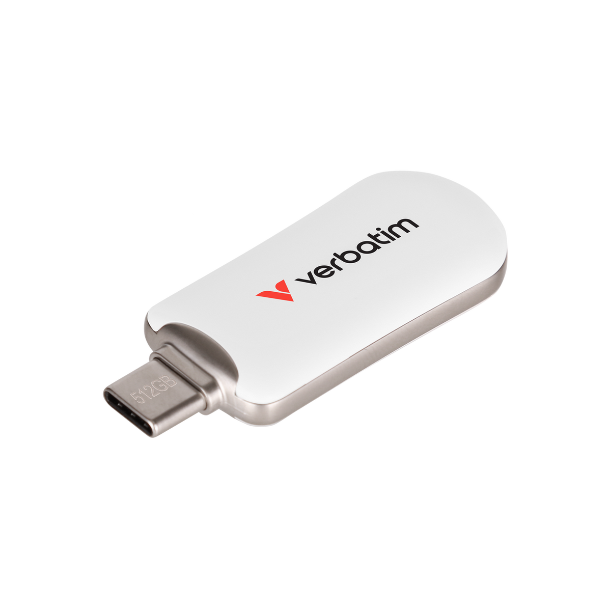 VERBATIM Plectra USB-C Flash Drive White 512GB