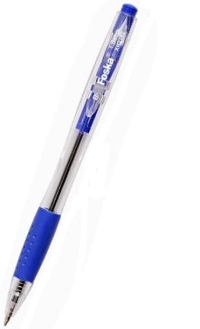 Foska Retractable Blue Ballpen 1.0Mm