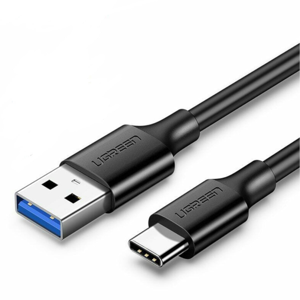 UGREEN Type-C to USB 3.0 Cable 1m – Fast Charging 3A, 5Gbps Sync – Black - Guards On Duty Shop & Security Guards