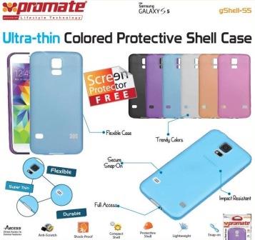 Promate Gshell S5 ,Ultra-Thin Colored