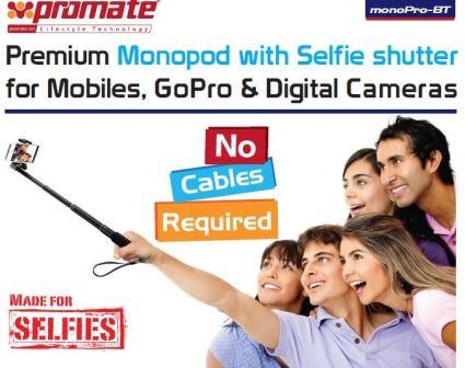 Promate Monopro-Bt Premium Monopod With