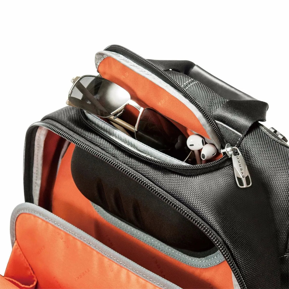 EVERKI CONCEPT BACKPACK | Fits up to 17.3 inch laptops | Travel friendly | Opens 180 | Hard-shell quick-access sunglasses case