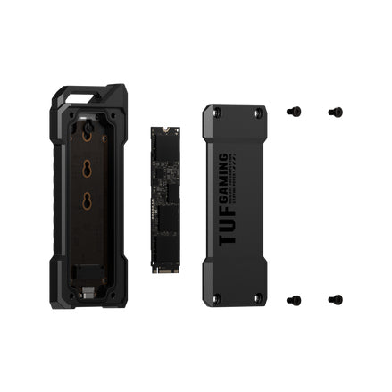 'ASUS SSD/Enclosure ESD-T1A/BLK/G/AS//M.2; PCI Express; Serial ATA; 10 Gbit/s; USB-C connectivity; Black
