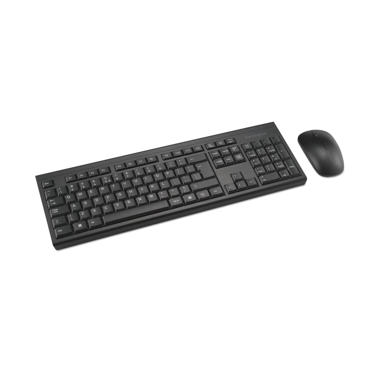 Kensington EQ - KM150 - Wireless Keyboard and Silent Mouse Combo Set