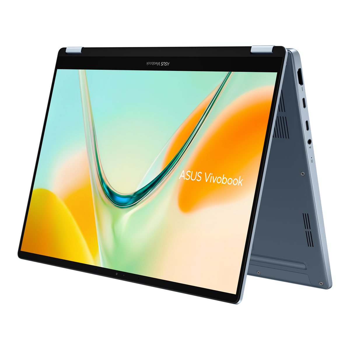 ASUS VIVOBOOK S14 FLIP|TP5408QA-OQ16512BL0X|14'' OLED WUXGA|BLUE|300NITS|TCH|SNAPDRAGON X1 26|16GB DDR5 OB|512GB SSD|STYLUS|WINP