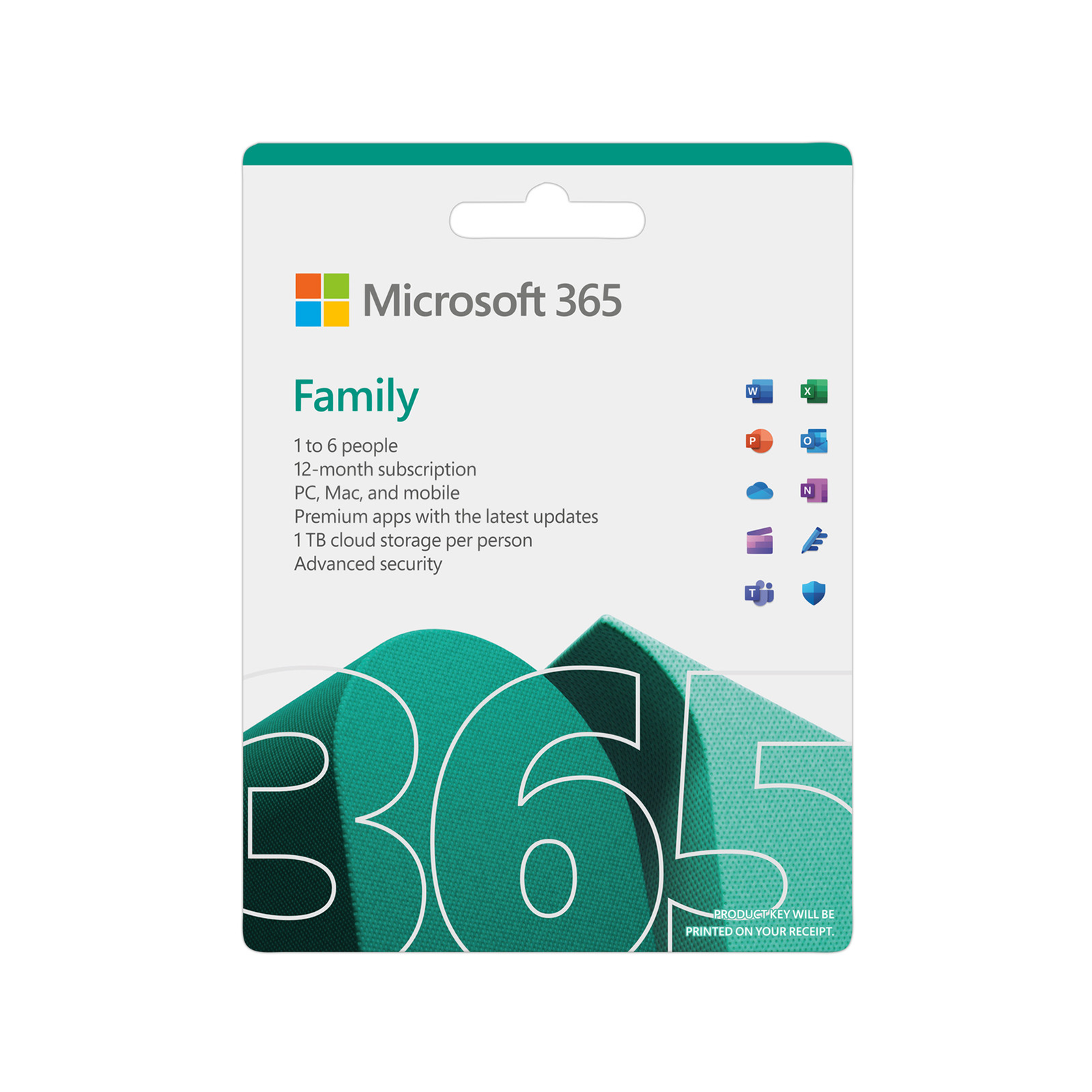 Microsoft 365 Family FPP Medialess 1 Year Subscription - Guards On Duty Shop & Security Guards