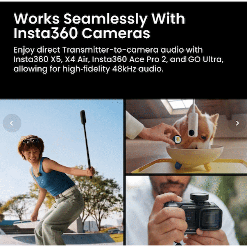 Insta360 Mic Pro -1 TX + 1 RX