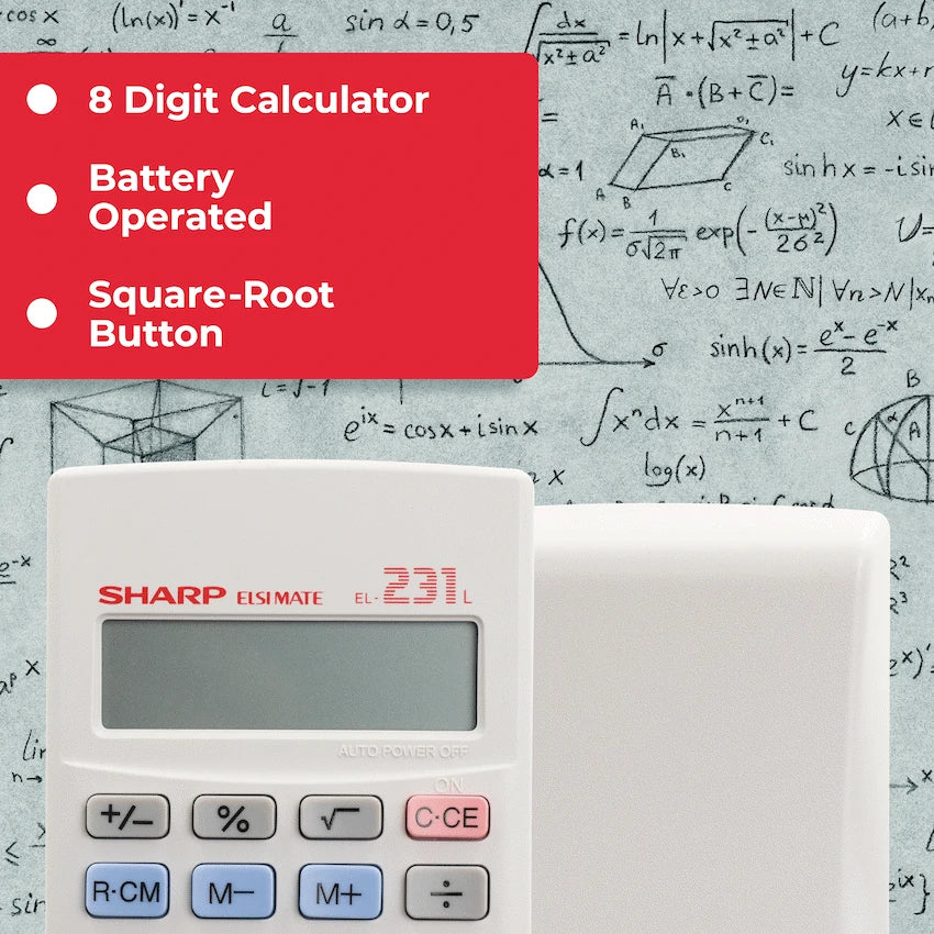 Sharp EL231 LB Pocket Calculator - Guards On Duty Shop & Security Guards