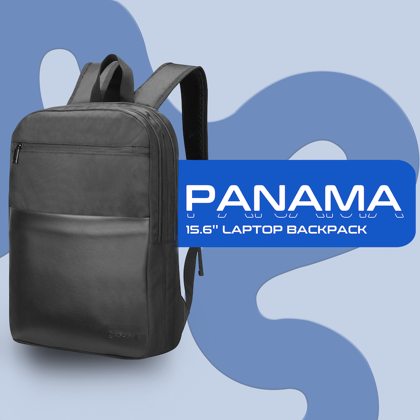 Amplify Panama 15.6" Laptop Backpack - Black - Guards On Duty Shop & Security Guards