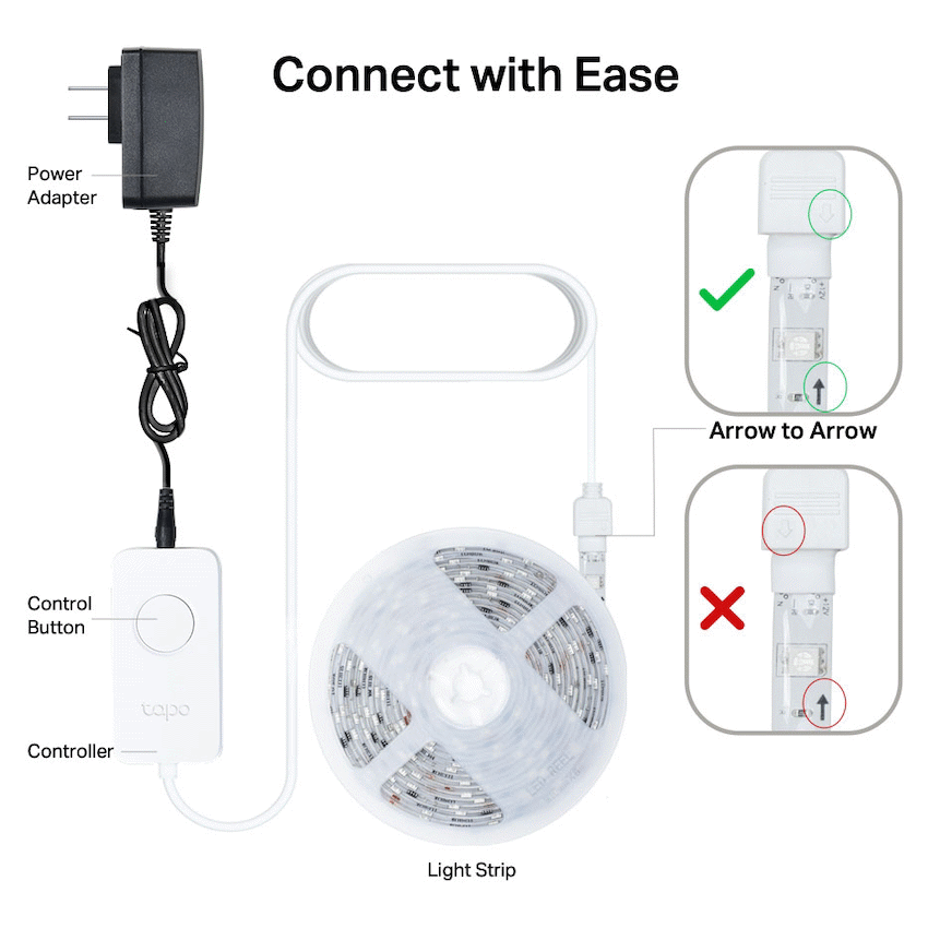 Tapo TP-Link Tapo L920-5 5m Smart Wi-Fi Light Strip - Multicolor