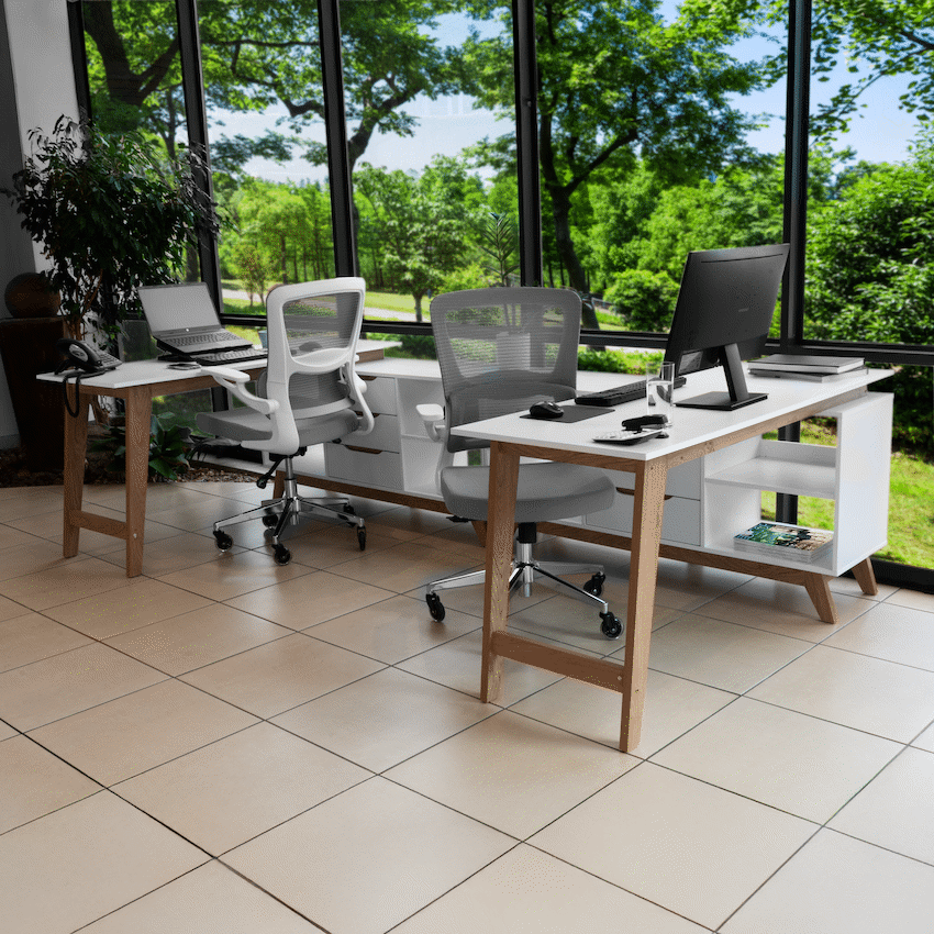 Everfurn Dakota Ergo Mid-Back