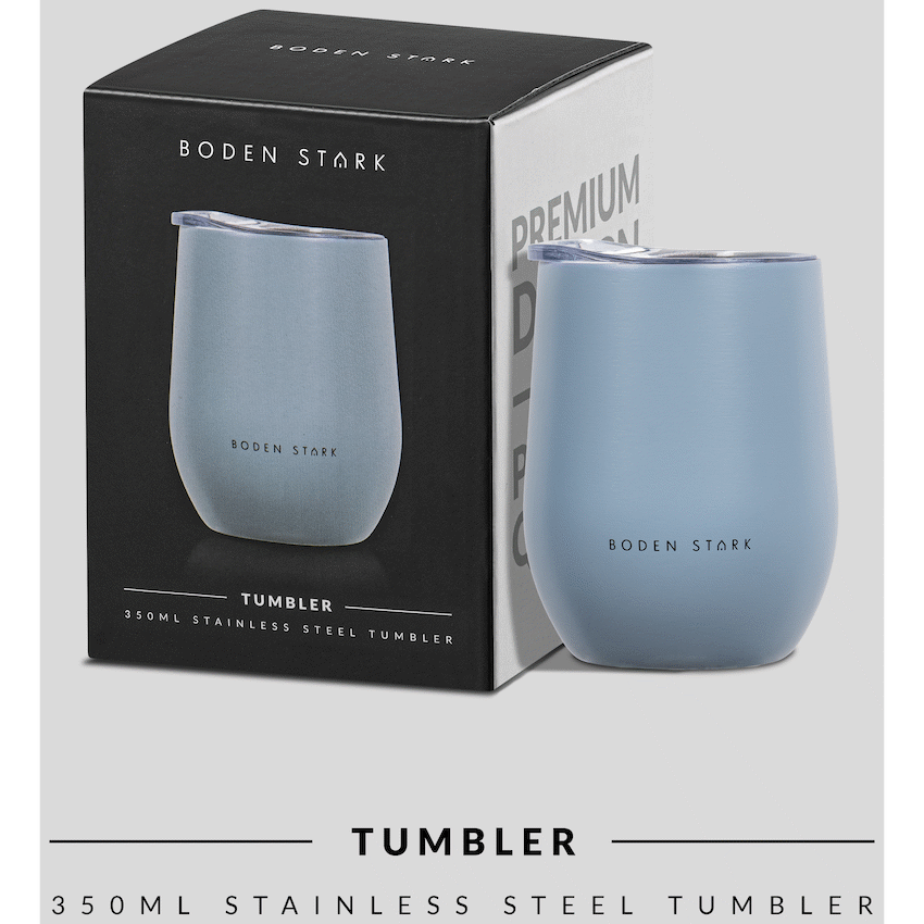 Boden Stark Tumbler 350ml Blue - Guards On Duty Shop & Security Guards