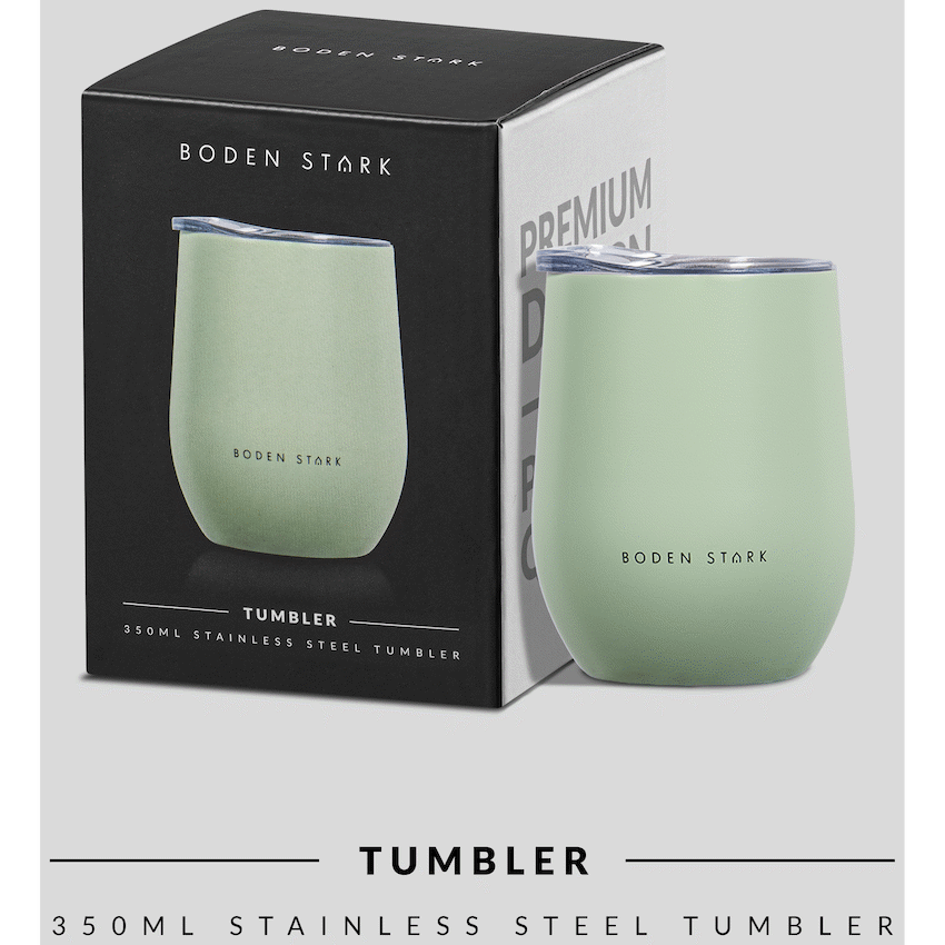 Boden Stark Tumbler 350ml Green - Guards On Duty Shop & Security Guards