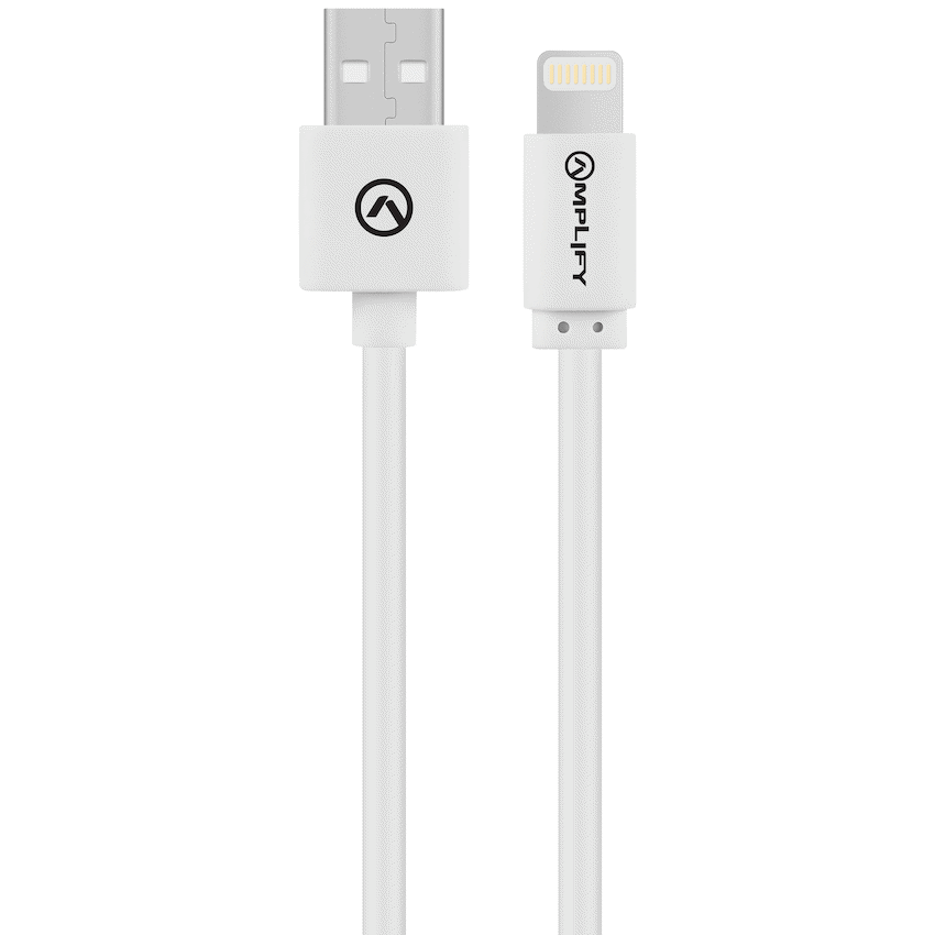 Amplify Lightning Charging Cable for iPhone & iPad (10W) - White