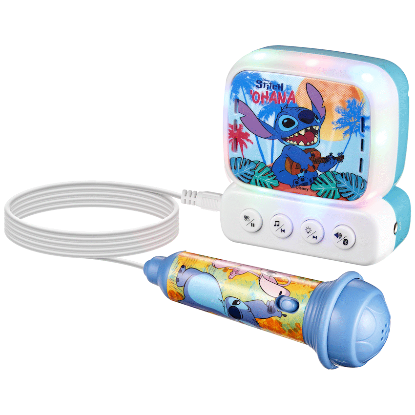 Disney Stitch Bluetooth Mini Karaoke Machine with Belt Hook
