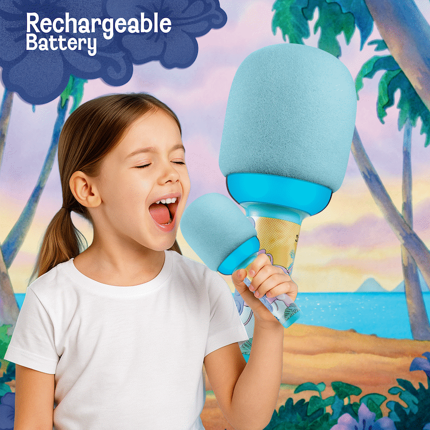 Disney Stitch Bluetooth Dome Microphone with RGB Lights - Guards On Duty Shop & Security Guards