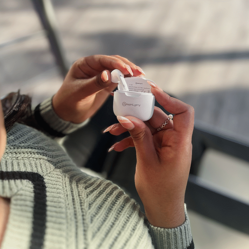 Amplify Note 3.0 Series TWS Earphones - White - Guards On Duty Shop & Security Guards