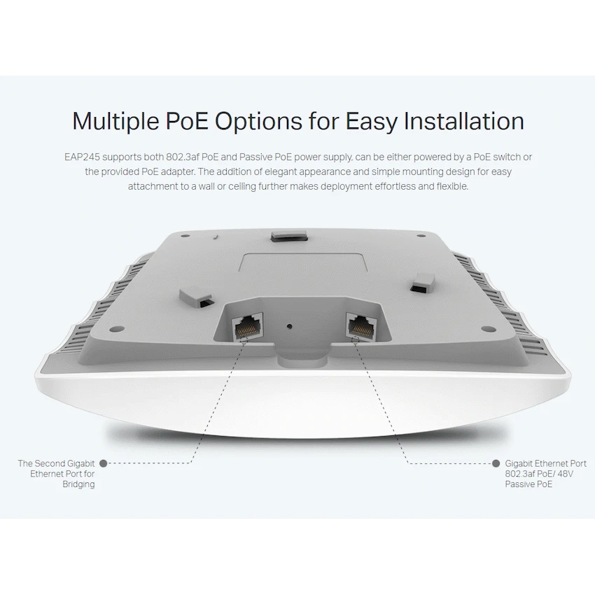 EAP245 AC1750 Dual-Band Ceiling-Mount Access Point