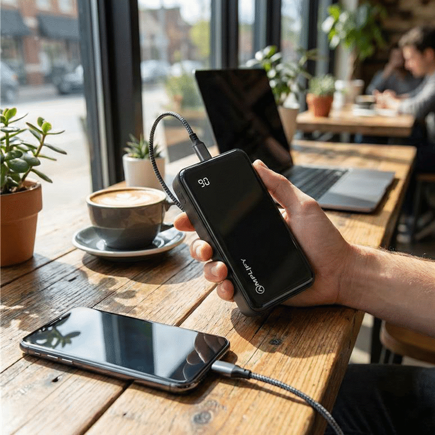 Amplify Spark 2 Series 20 000 mAh Power Bank - Black - Guards On Duty Shop & Security Guards