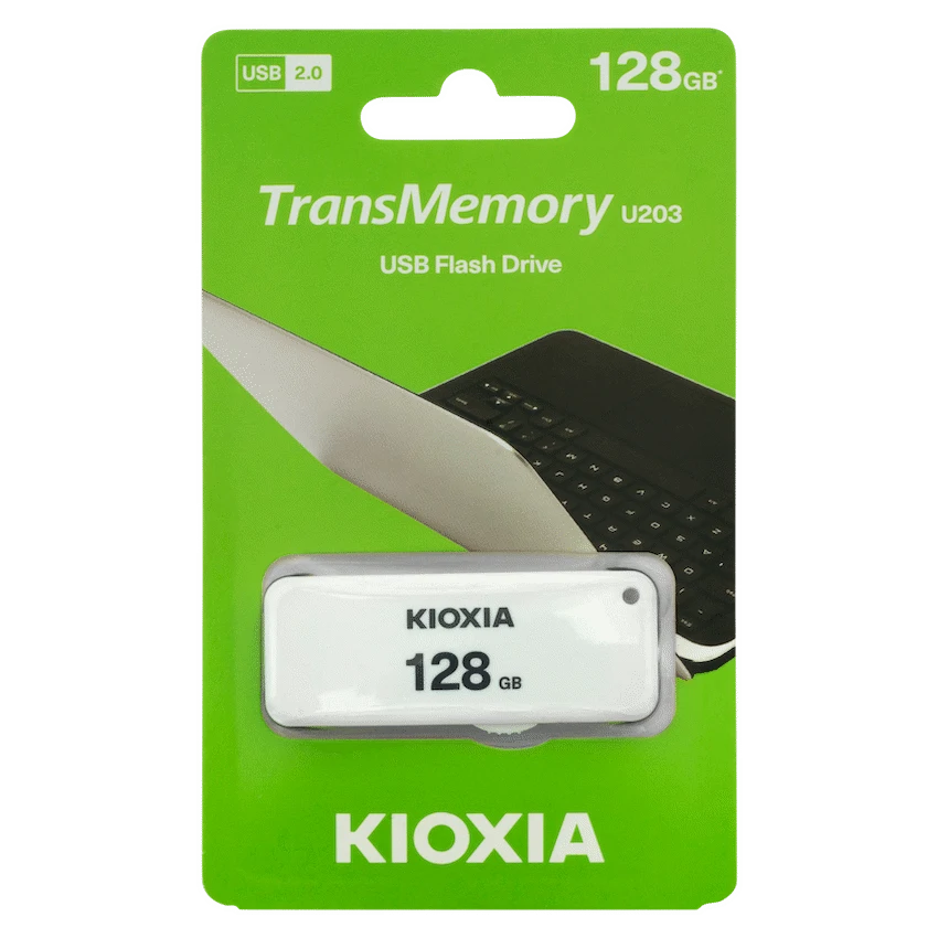 Kioxia U203W- 128GB USB 2.0 Yamabiko Slider Typ