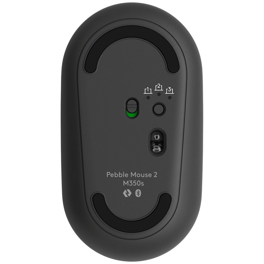 Logitech(R) Pebble Mouse 2 M350s - Tonal Graphite - BT - Dongleless