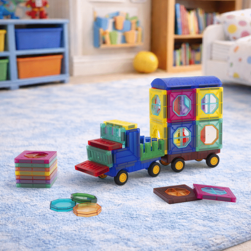 43 Magnetic Tiles with Windows and Car Parts - Guards On Duty Shop & Security Guards