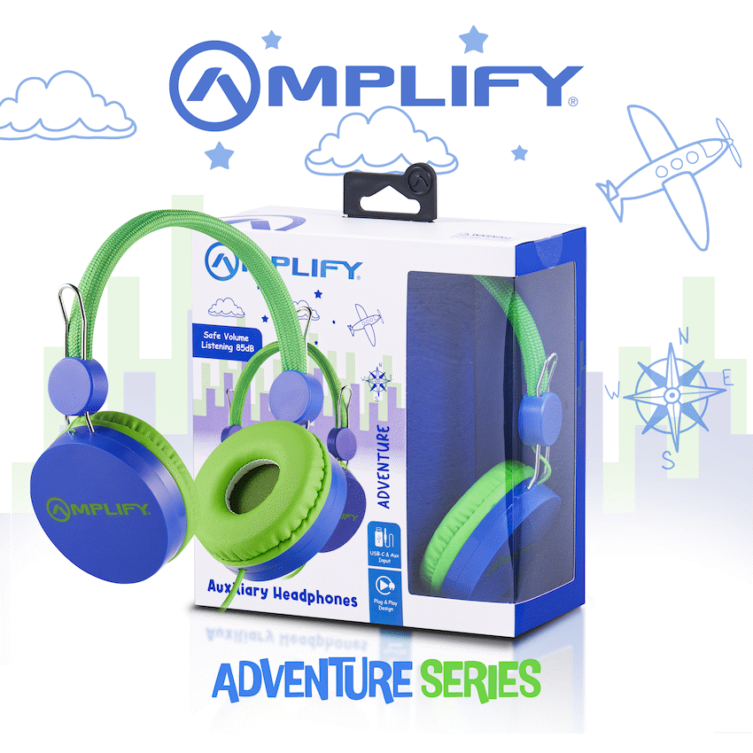 Amplify Kids Adventure Auxiliary Headphone - Guards On Duty Shop & Security Guards