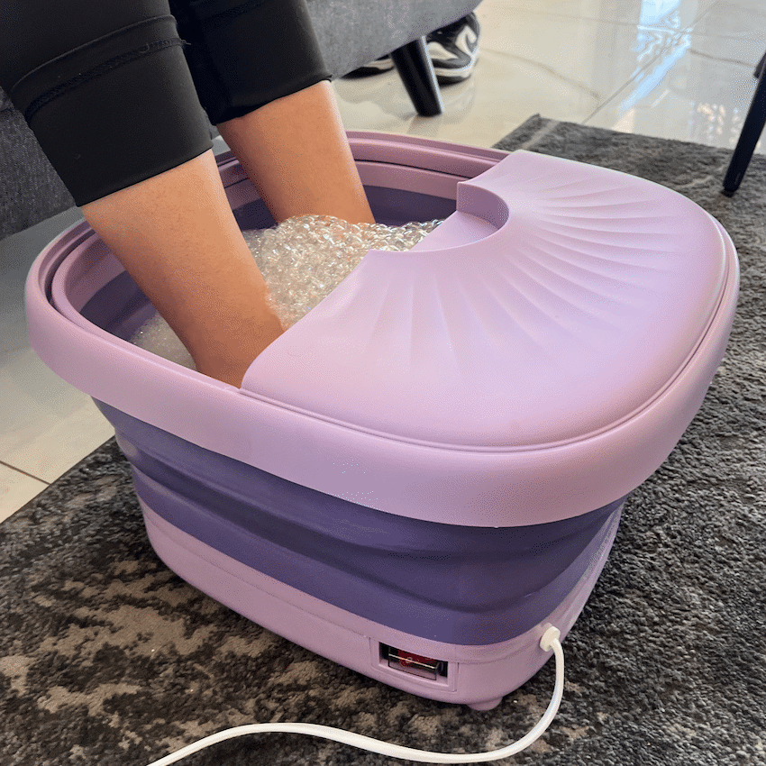 Elektra Folding Foot Spa Purple - Guards On Duty Shop & Security Guards