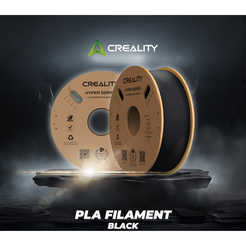 Creality Hyper PLA High-Speed Black Filament 1kg