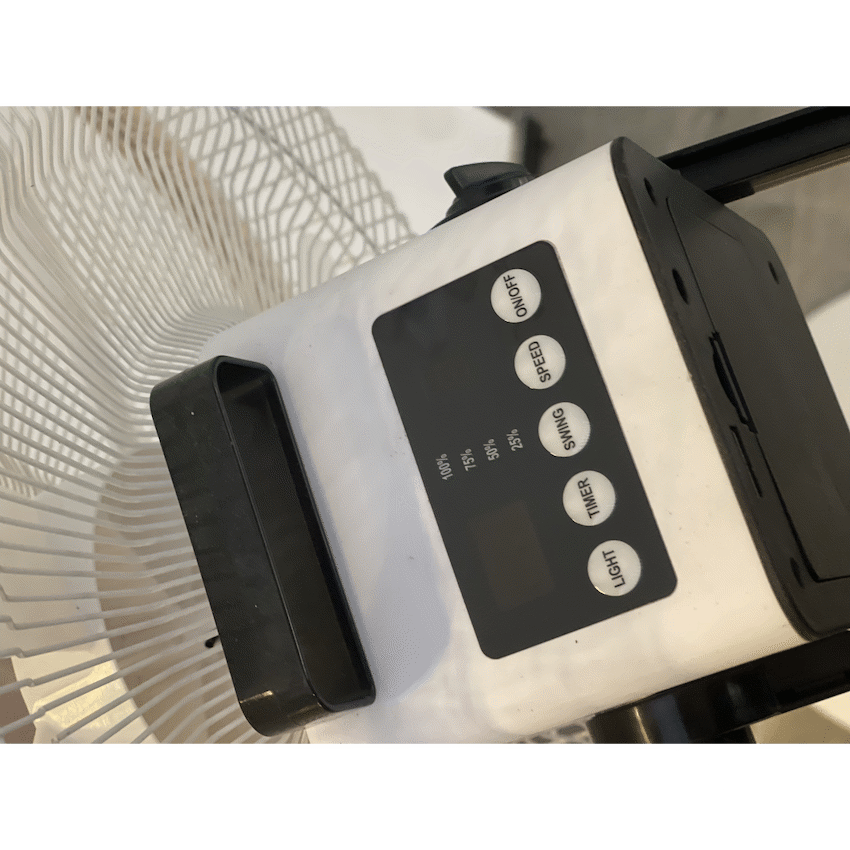 Elektra Rechargeable Stand Fan - Guards On Duty Shop & Security Guards