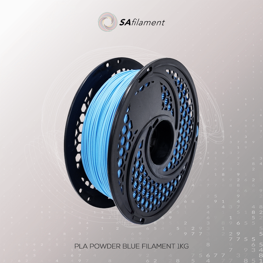 PLA Powder Blue Filament 1kg, 1.75mm