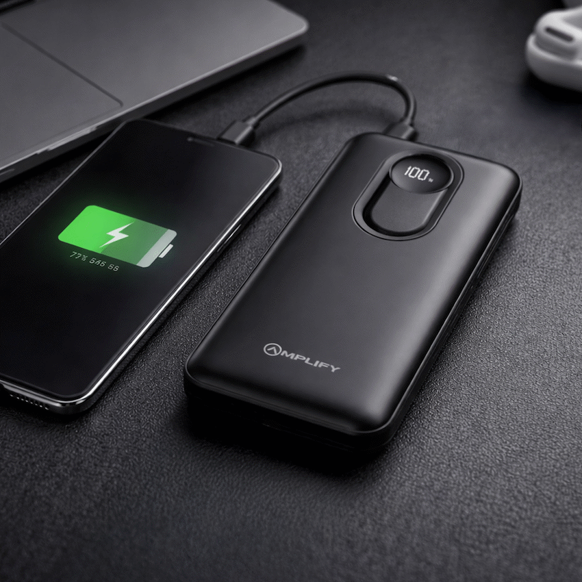 Amplify Spark Series 10000mAh Power Bank - Black - Guards On Duty Shop & Security Guards
