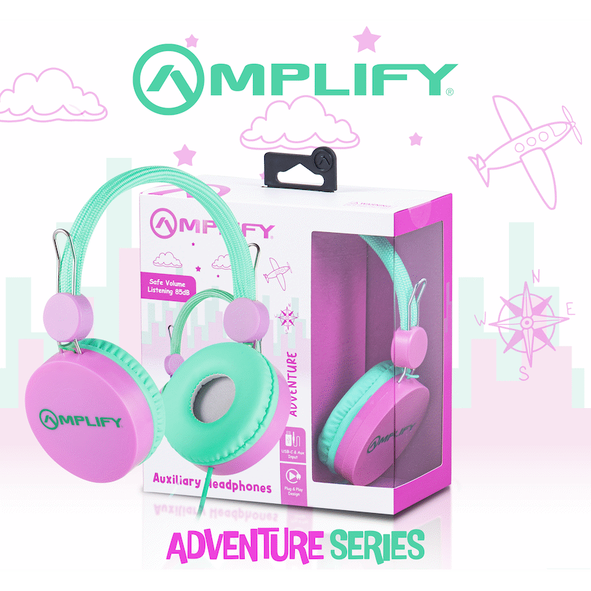Amplify Kids Adventure Auxiliary Headphones - Guards On Duty Shop & Security Guards