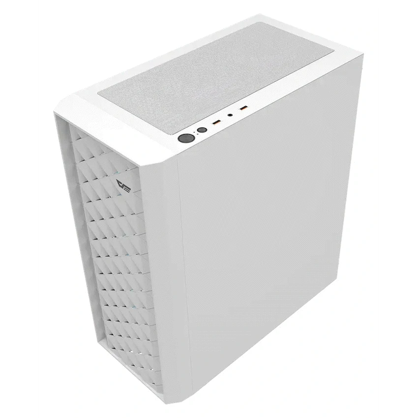 darkFlash Computer Case DK351 - White (with 4 ARGB Fans) - Guards On Duty Shop & Security Guards
