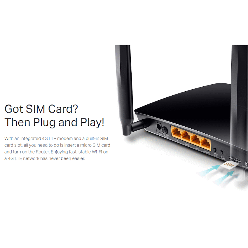 Archer MR400 AC1200 Wireless Dual-Band 4G LTE Router
