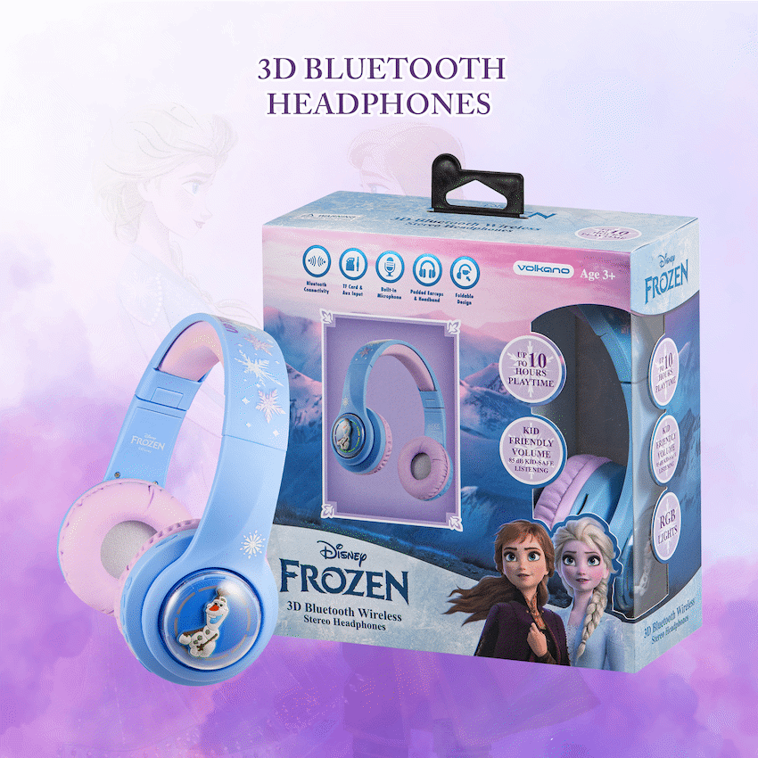 Disney Frozen 3D Bluetooth Headphones - Guards On Duty Shop & Security Guards