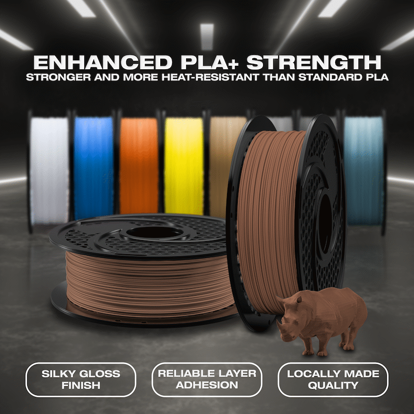 SA Filament Silk PLA Plus Filament 1kg - Brown