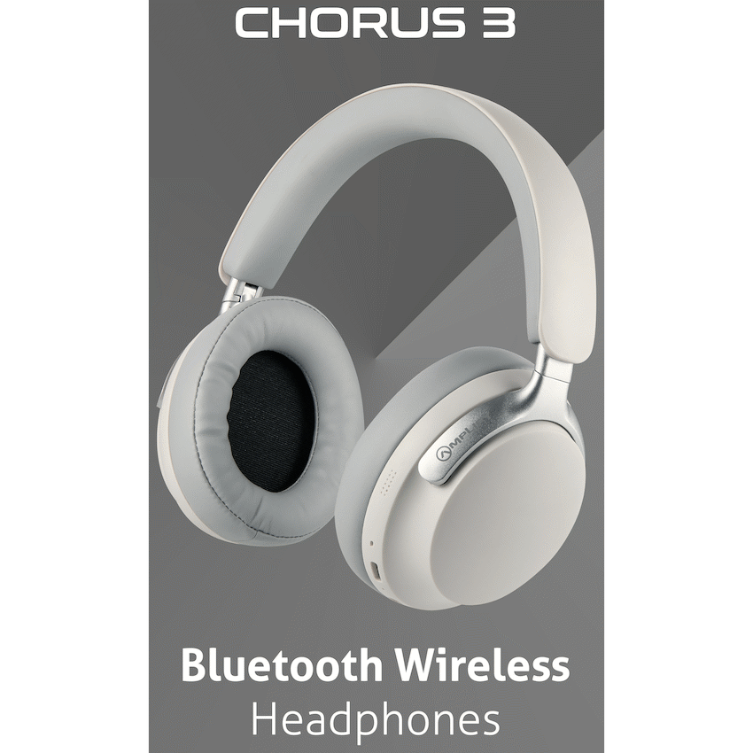 Amplify Chorus 3 Bluetooth Wireless Headphones - Nude - Guards On Duty Shop & Security Guards