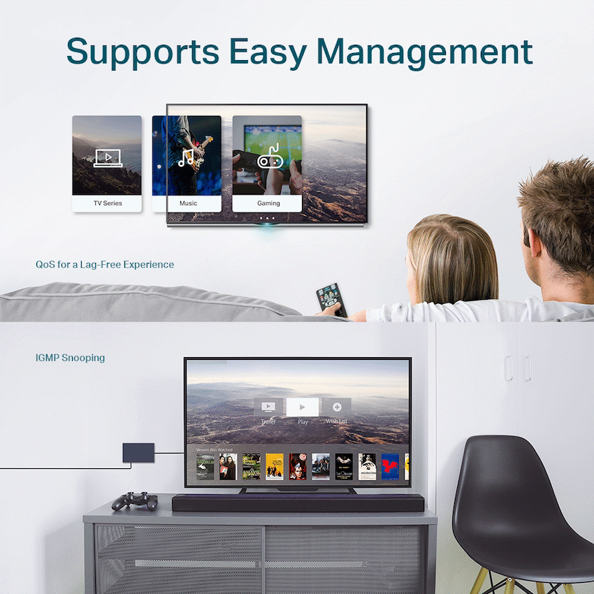 TL-SG108E 8-Port Gigabit Easy Smart Switch
