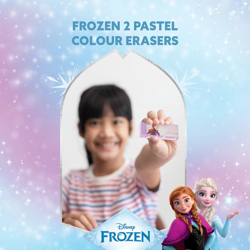 Frozen 2 Pastel Colour Erasers - Multi - Guards On Duty Shop & Security Guards