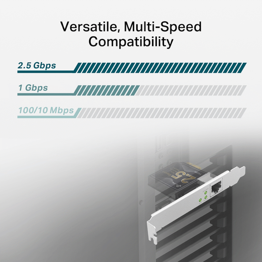 TX201 2.5 Gigabit PCIe Network Adapter