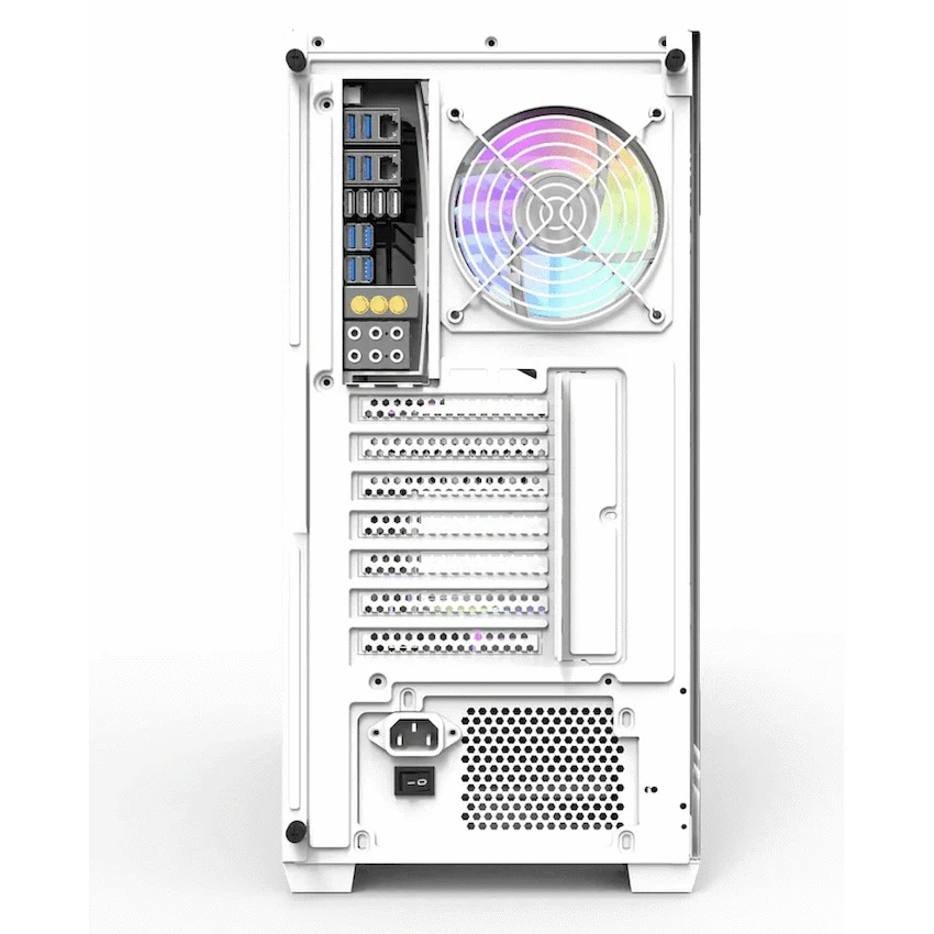 darkFlash DS900 ATX Computer Case - White - Guards On Duty Shop & Security Guards