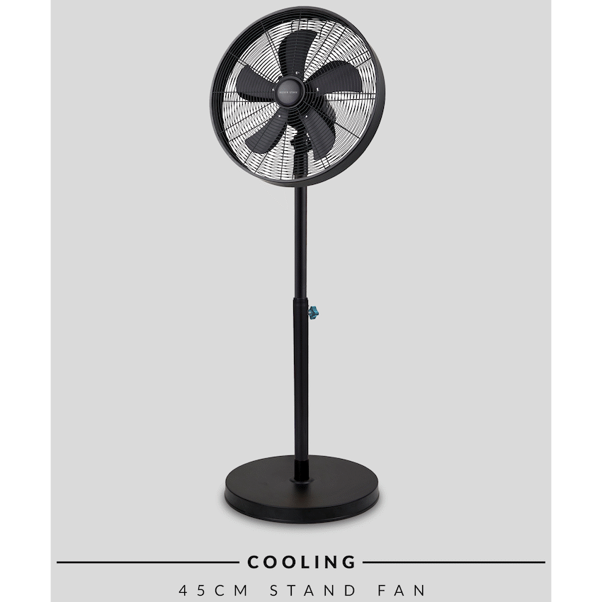 Boden Stark 45cm Stand Fan - Black - Guards On Duty Shop & Security Guards