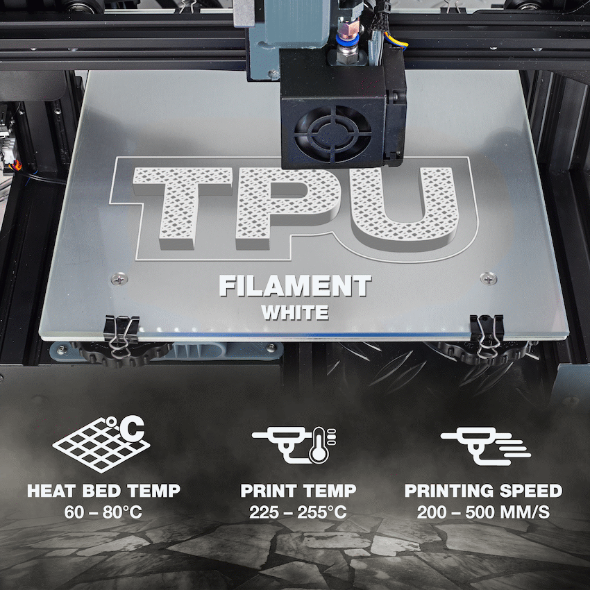 SA Filament TPU 95A 500g - White