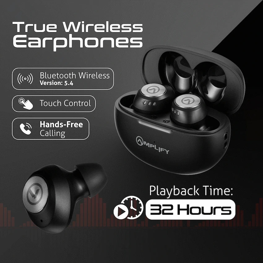 Amplify Zodiac 3 True Wireless Earphones - Black - Guards On Duty Shop & Security Guards