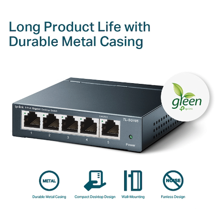 TL-SG105 5-Port Gigabit Desktop Switch