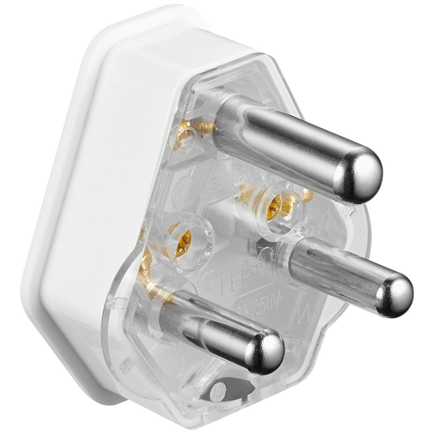 Ellies 16a Screw-on Plug Top - White