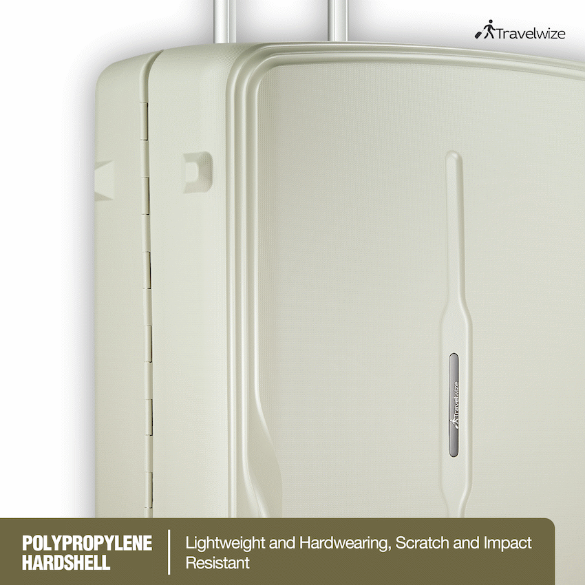 Travelwize Clipper PP 75cm 4-Wheel Spinner Luggage Beige